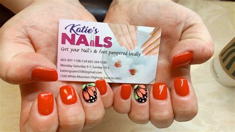Katie nails - After a short wait at Katie’s Nails, I was summoned to sit down. I asked for gel nails with a fake nail attached to lengthen them. The gentleman took one hand and began filing my nails, so picked up my mobile with my free hand to read an incoming text message, and the man snapped at me for picking up my …